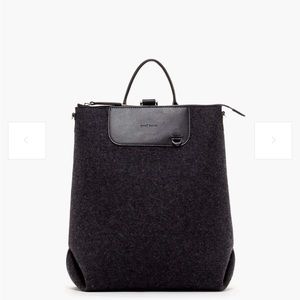 Graf Lance Bedford Merino Wool Felt Backpack in Charcoal